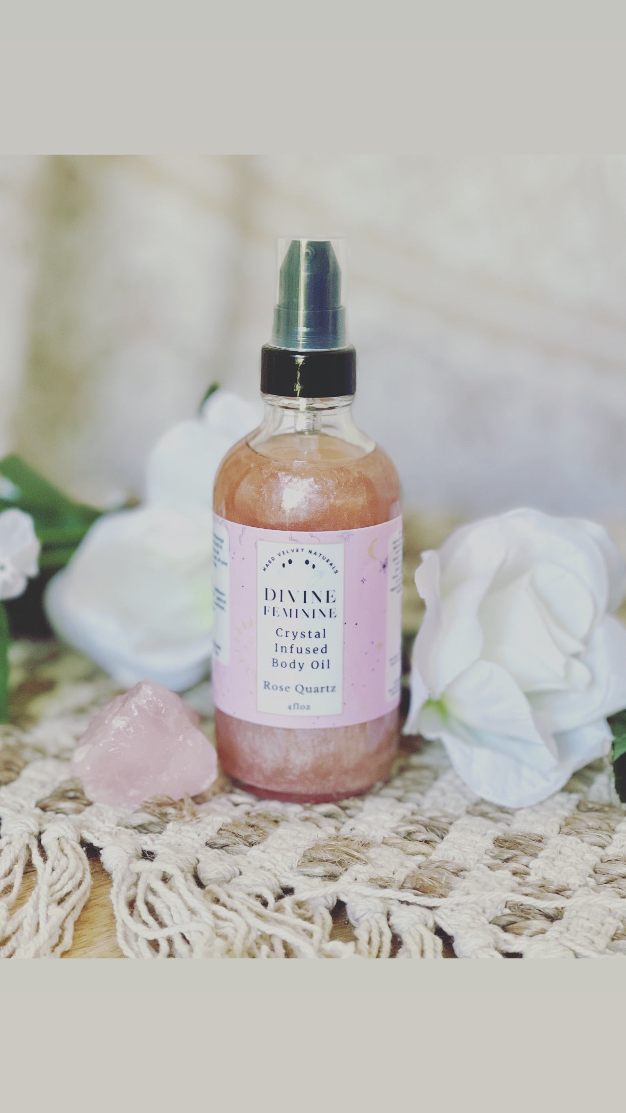 Crystal Infused Body Oil
