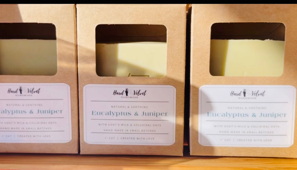 Eucalyptus & Juniper Goat’s Milk Soap with Oats