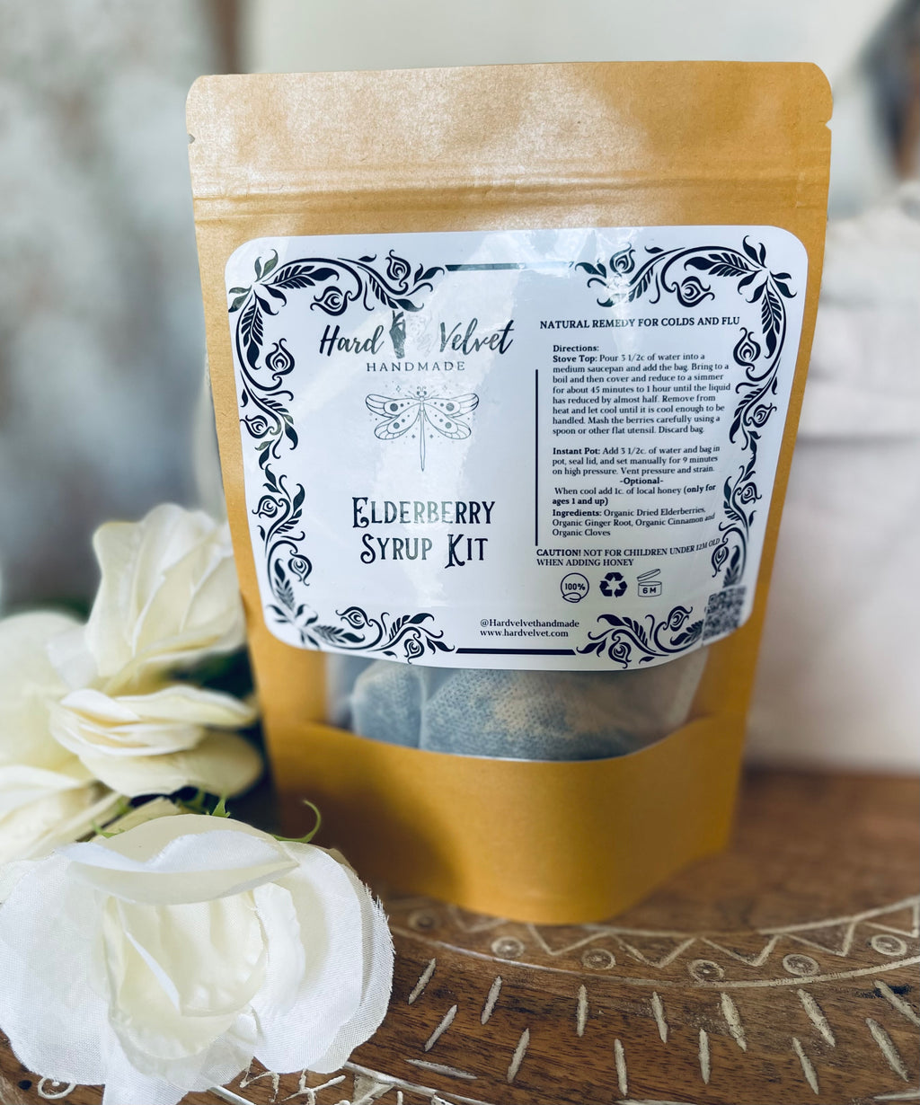 Organic Elderberry Syrup Kit