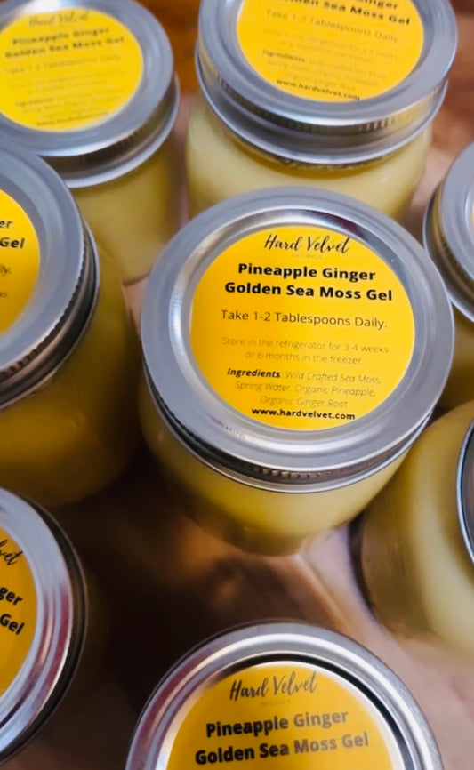 Pineapple Ginger Wildcrafted Golden Sea Moss