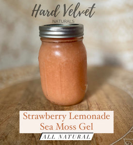 Strawberry Lemonade Wild Crafted Sea Moss Gel