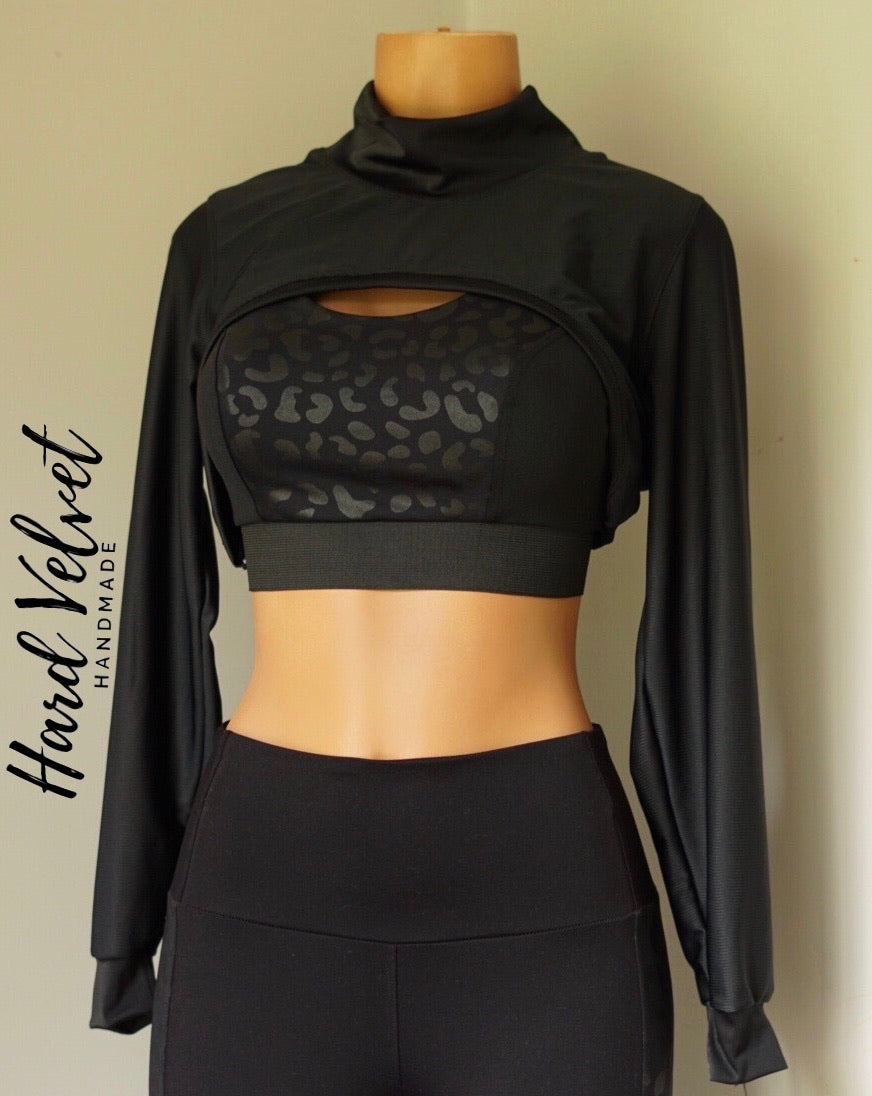 Mystique Mock Neck Shrug