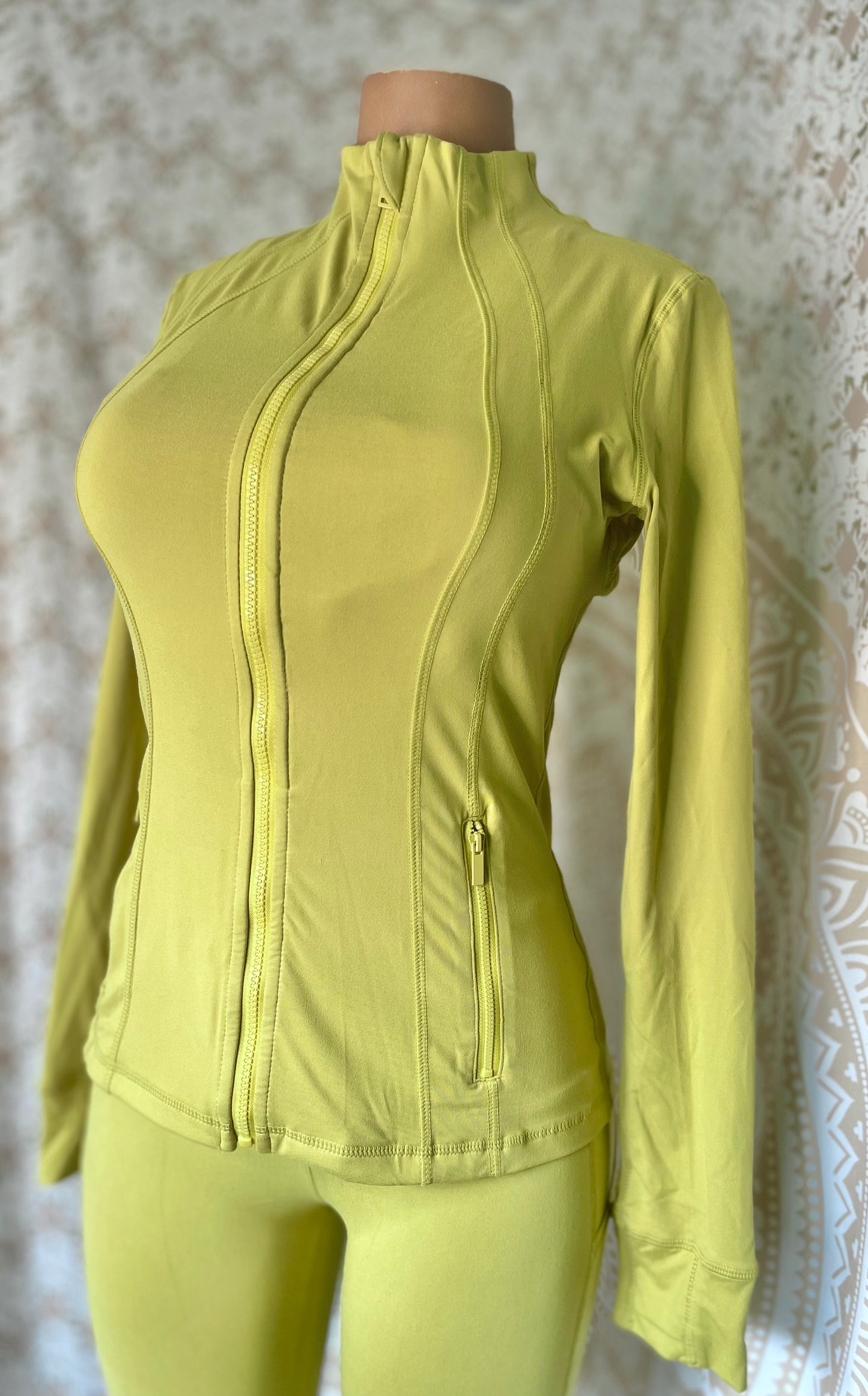 Mock Neck Zip Front Performance Jacket