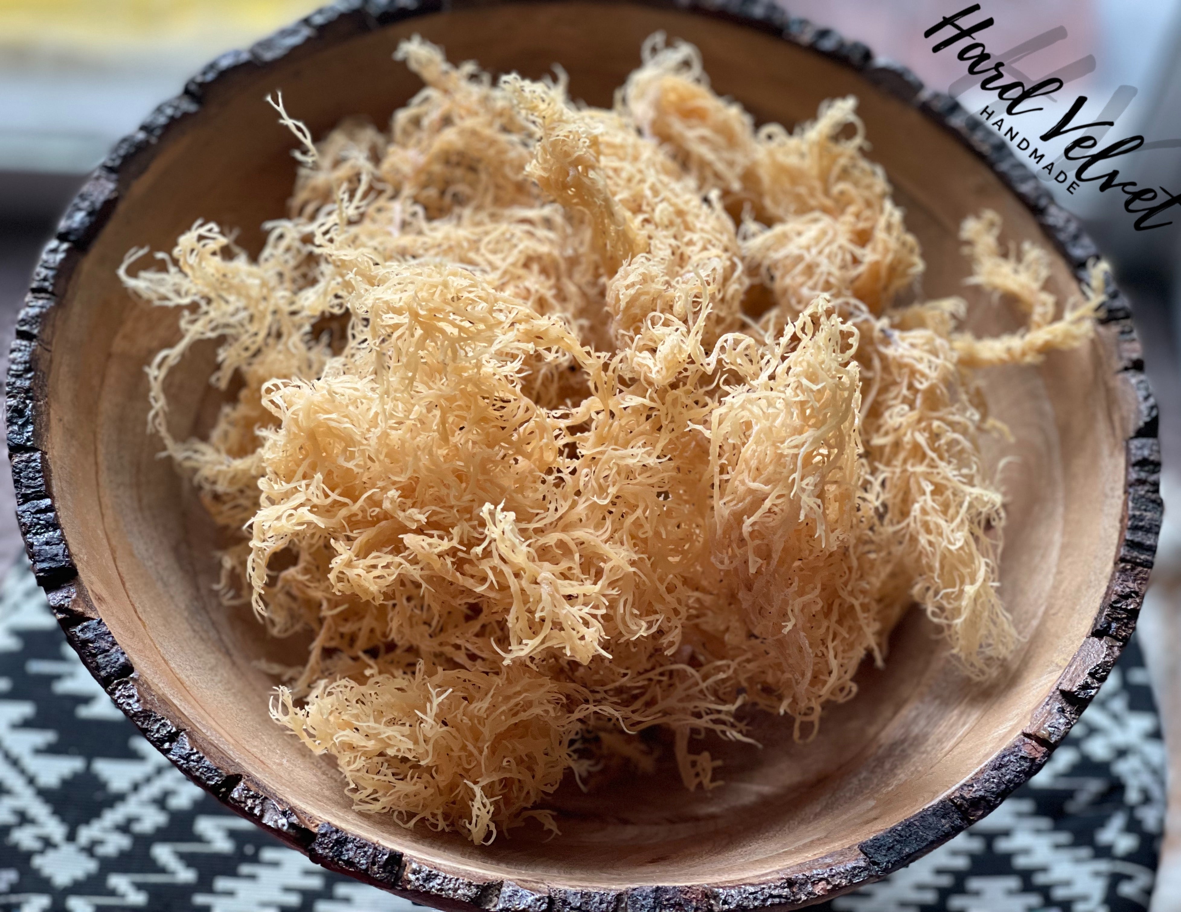 Raw Wild-Crafted Golden Sea Moss
