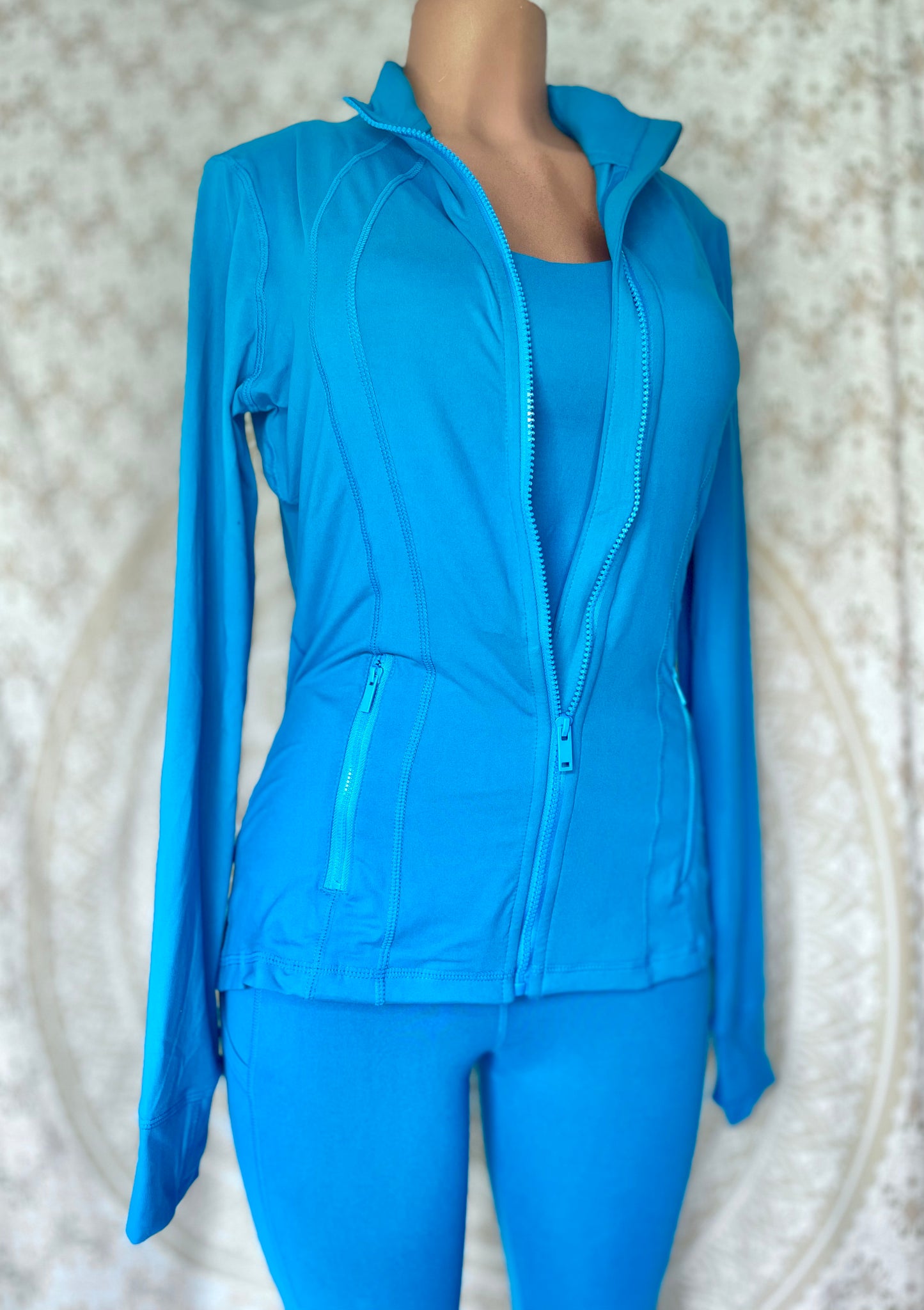 Mock Neck Zip Front Performance Jacket